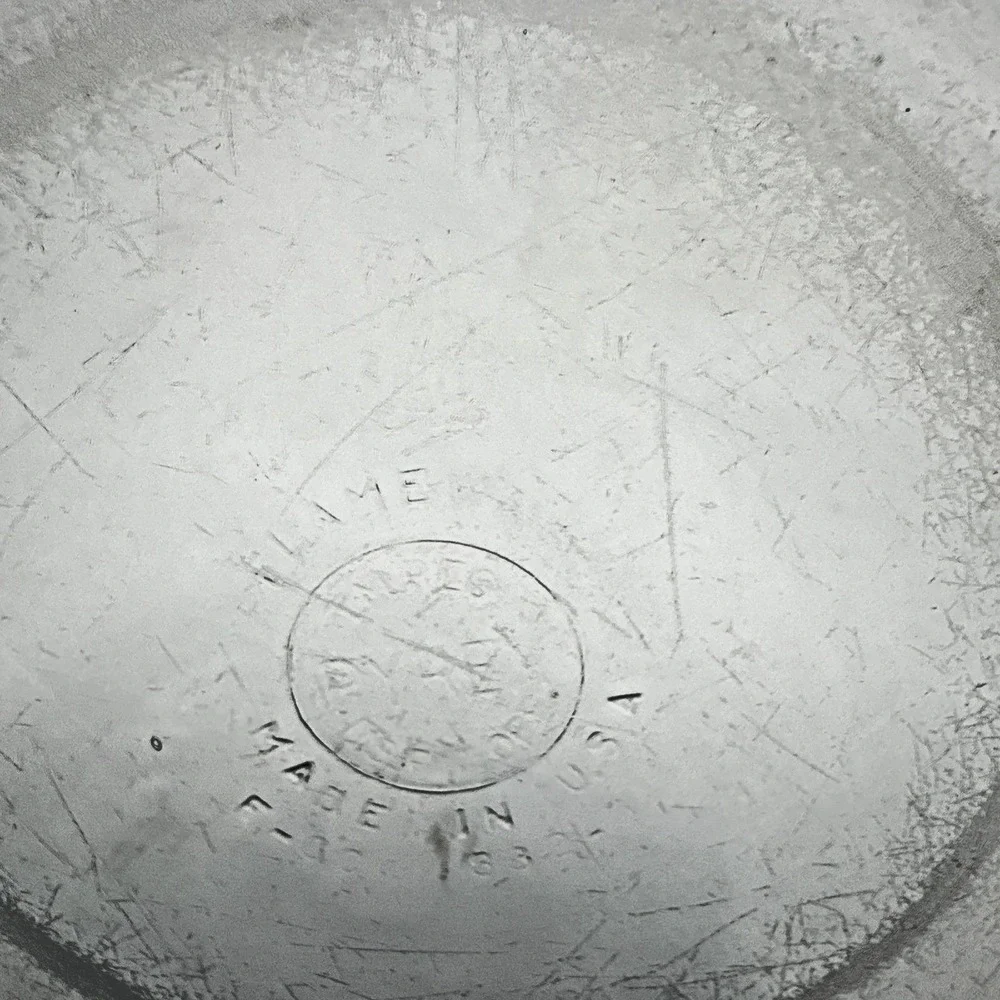 Vintage 1940's Pyrex Top‎ of Stove Flameware Blue Glass 7